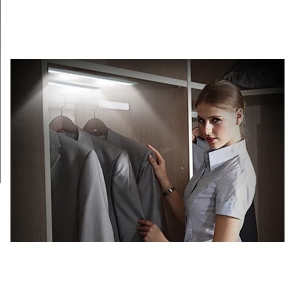 LED pásek s pohybovým senzorem, teplá, 1m, na baterie 4x AAA - náhled 3