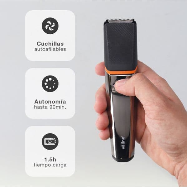 Zastřihovač vlasů a vousů Väline Kapsi, USB nabíjení, 6 nástavců 1-12mm, 3 roky záruka - náhled 2