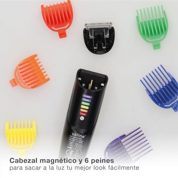 Zastřihovač vlasů a vousů Väline Kapsi, USB nabíjení, 6 nástavců 1-12mm, 3 roky záruka - náhled 3