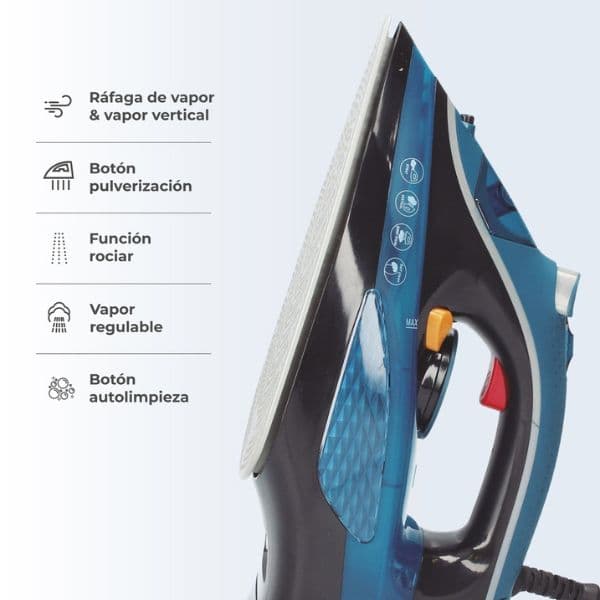 Napařovací žehlička Väline Dampf 2600W, anti drip, anti calc, samočištění, 3 roky záruka - náhled 3