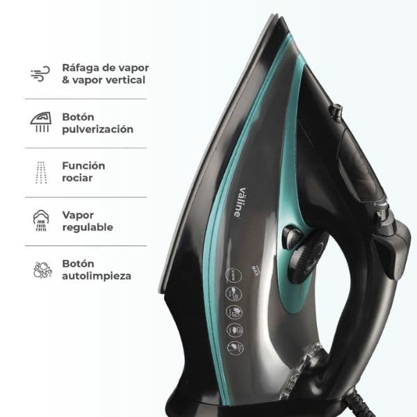 Napařovací žehlička Väline Kusura 3100W, anti drip, anti calc, samočištění, 3 roky záruka - náhled 2