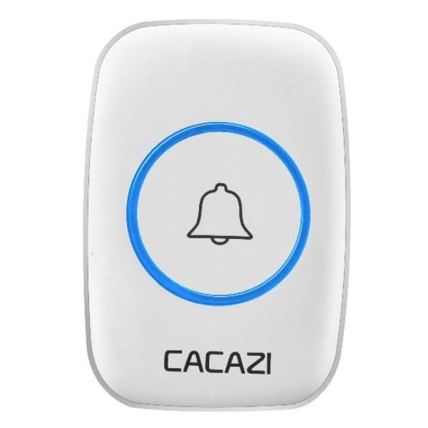 Samostatné tlačítko bezdrátového zvoku CACAZI A10, bílé