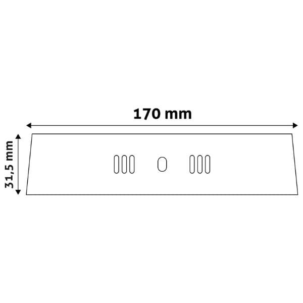 Prémiový přisazený LED panel 12W 950lm, denní, kruhový, 3 roky - náhled 3