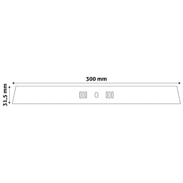 Prémiový přisazený LED panel 24W 1990lm, teplá, čtvercový, 3 roky - náhled 4