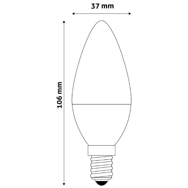 Chytrá LED žárovka E14 4,9W RGB+W, stmívatelná, s dálkovým ovládáním, ekv. 40W, 3 roky - náhled 3