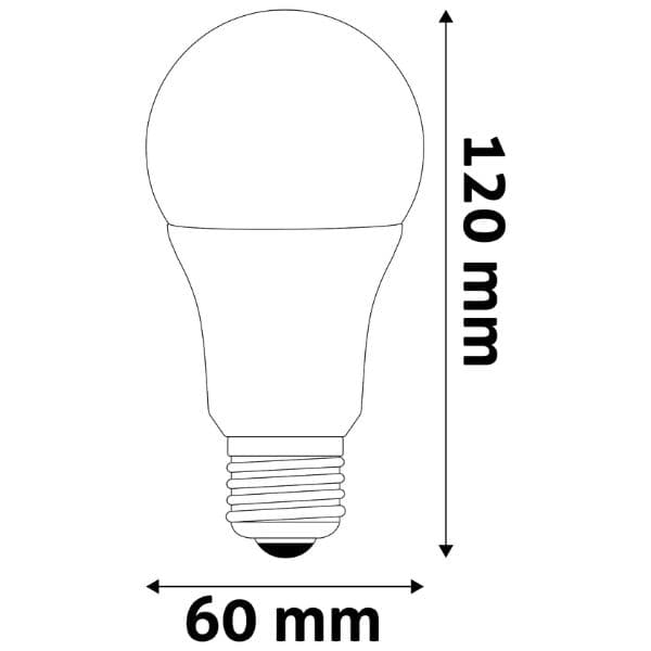 Chytrá LED žárovka E27 9,7W RGB+W, stmívatelná, s dálkovým ovládáním, ekv. 60W, 3 roky - náhled 3
