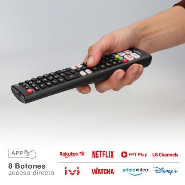 Univerzální dálkový ovladač pro LG Smart TV, Holmios, série MR a AKB - náhled 2