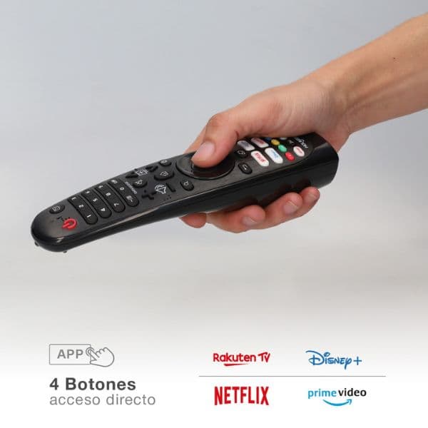 Univerzální dálkový ovladač pro LG Smart TV, Holmios, série MR a AKB - náhled 2