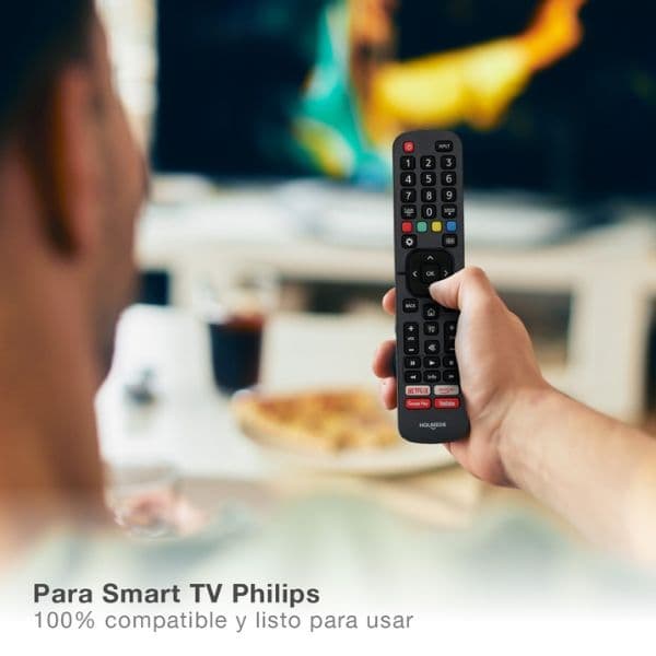Univerzální dálkový ovladač pro Philips Smart TV, Holmios, série RC - náhled 3