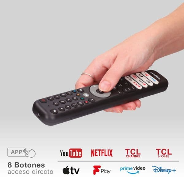 Univerzální dálkový ovladač pro TCL Smart TV, Holmios, série RC - náhled 2