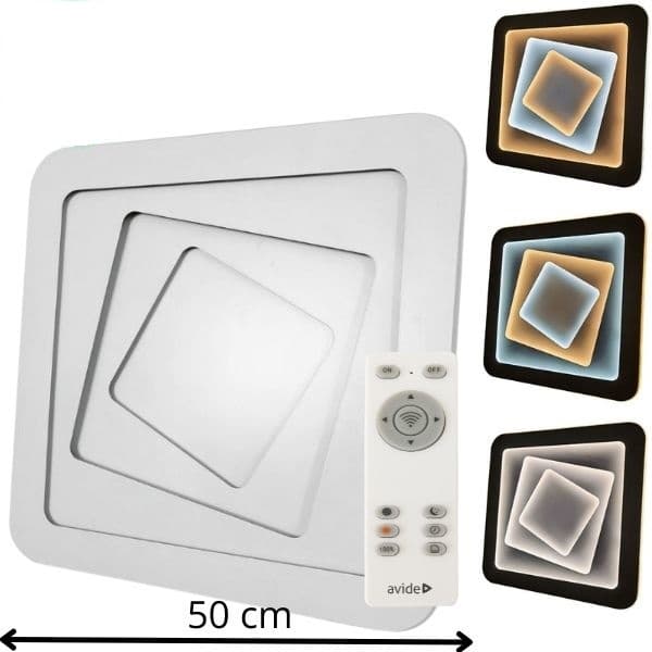 Designové led stropní svítidlo Avide Porter 50cm 106W 8243lm CCT dálkové ovládání 3 roky - náhled 2