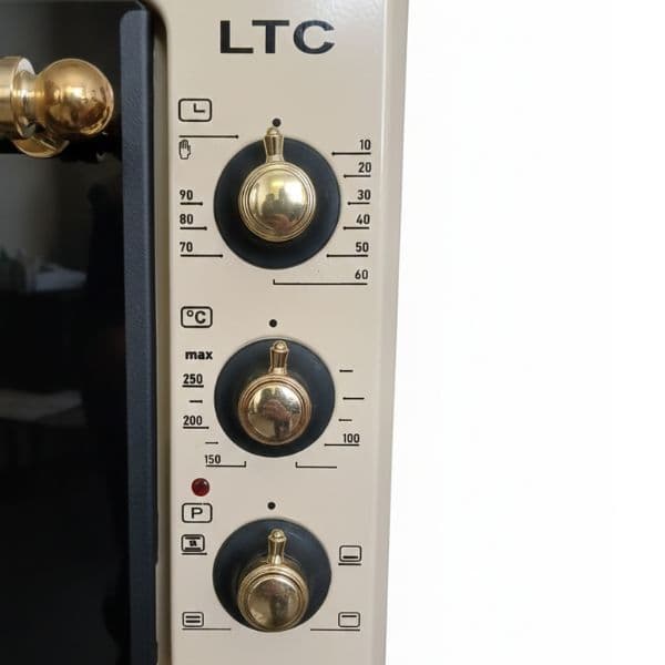 Stolní trouba LTC 40 l – horkovzdušná, 1400 W, béžová, retro design - náhled 5