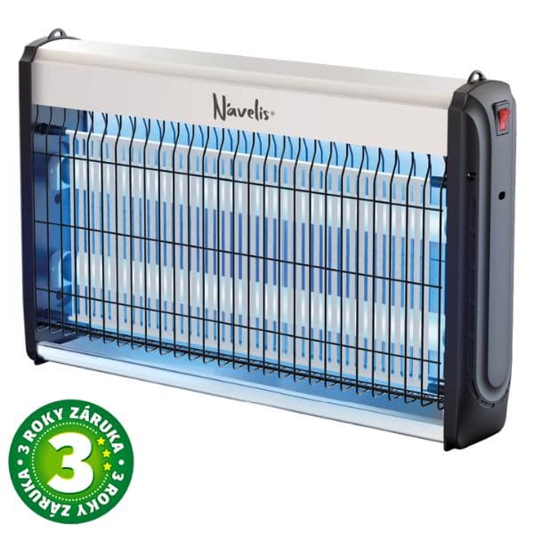 Elektrický lapač hmyzu Navelis Dodoma 2x5W, UV, 80 m2, samostojný i závěsný, 3 roky záruka