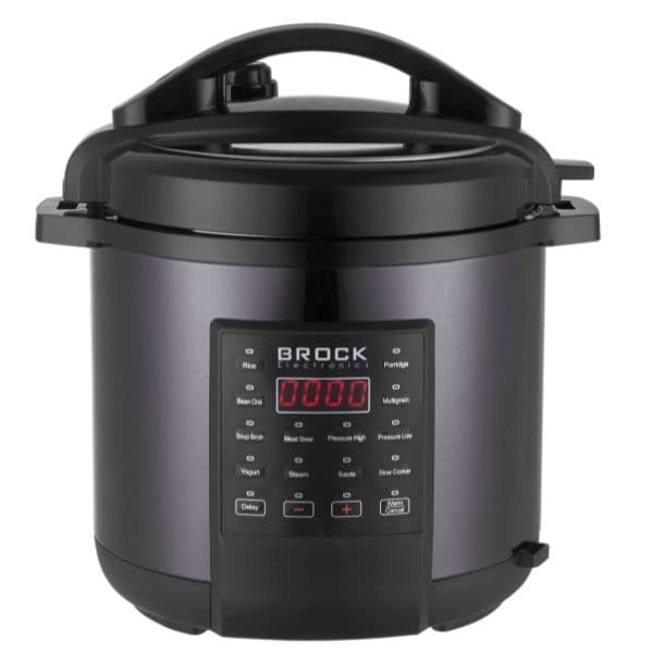 Elektrický multifunkční hrnec Brock 6l, tlakový, parní, pomalý, rýžovar, jogurtovač, 1000W