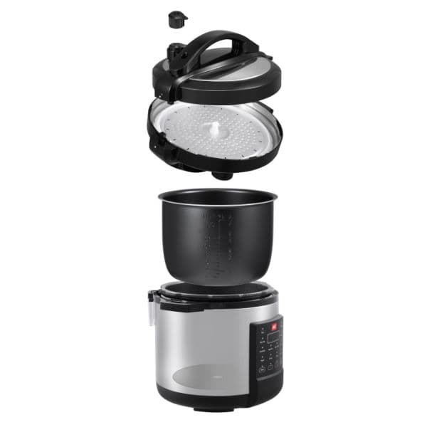 Elektrický multifunkční hrnec Brock 6l, tlakový, parní, pomalý, rýžovar, jogurtovač, 1000W - náhled 3
