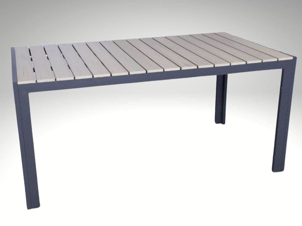 Hliníkový nábytek:stůl Jersey 160cm pískový a 6 designových křesel Jasper - náhled 3