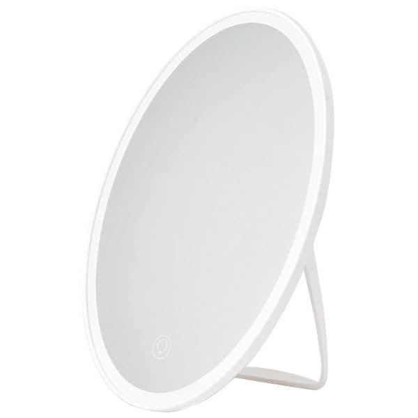 Kosmetické zrcadlo s LED osvětlením 3,5W nabíjecí, plynule stmívatelné 24x17cm