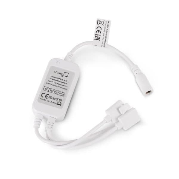 Set: LED pásek 3,2W/m, RGB, 5m s ovladačem, dálkovým ovládáním a zdrojem, barevná hudba - náhled 4