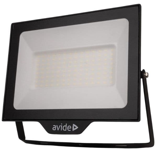Prémiový ultratenký LED reflektor černý 100W 10000lm, studená s přípravou na čidlo, 3 roky - náhled 4