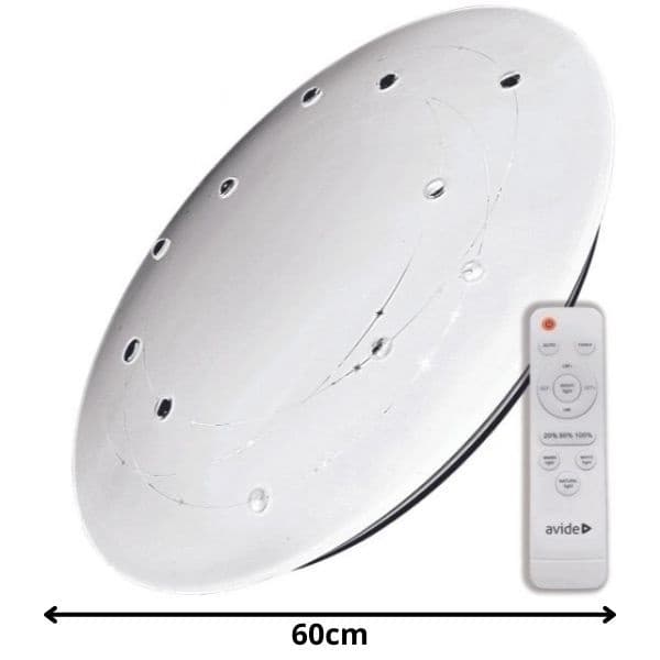 Prémiové led stropní svítidlo Avide Gaia XXL 60cm 60W 3000lm CCT dálkové ovládání, 3 roky - náhled 5