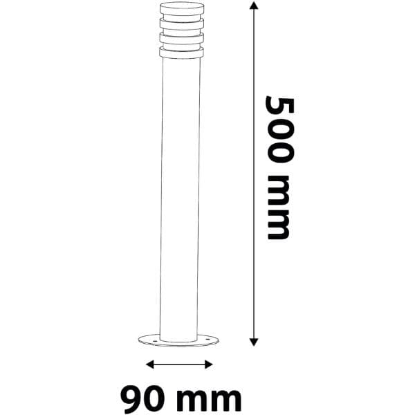 Prémiové LED zahradní svítidlo sloupkové Sunset 50cm 1,5W 55lm denní, černý - náhled 5