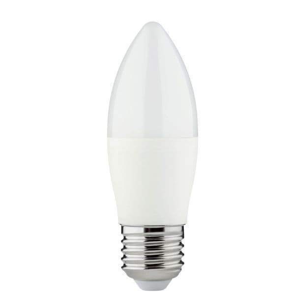 Prémiová LED žárovka svíčka E27 8W 830lm studená, ekv. 62W, 3 roky - náhled 3