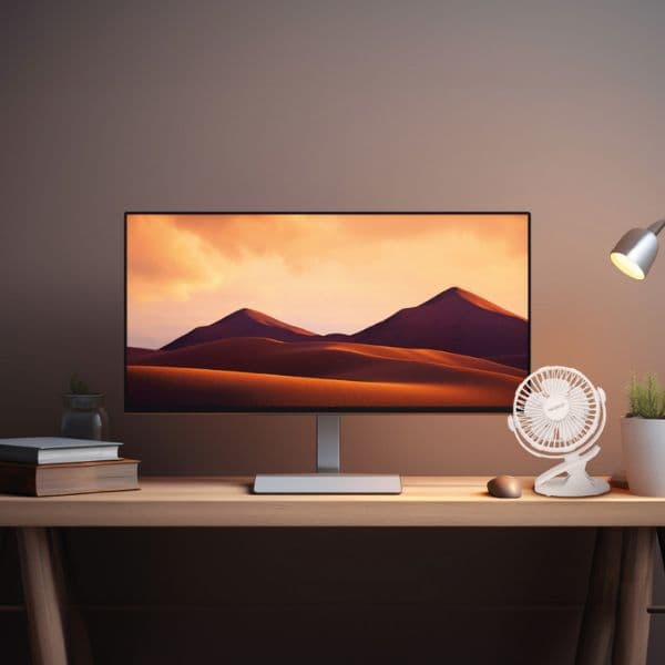 Malý USB ventilátor Fune s klipem i samostojný, nabíjecí, 3W, 2 rychlosti, 3 roky záruka - náhled 4