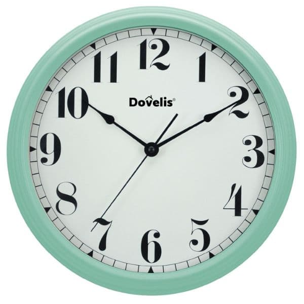 Velké nástěnné hodiny Vintage 33cm s velkými čísly, na 1 baterii AA, mint, 3 roky záruka - náhled 4