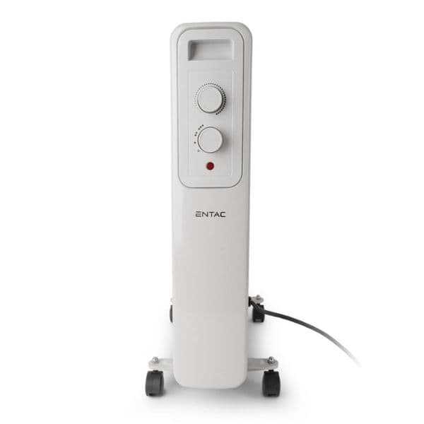 Olejový radiátor, 3 stupně výkonu, max 2500W, termostat, 11 žeber, na kolečkách - náhled 3