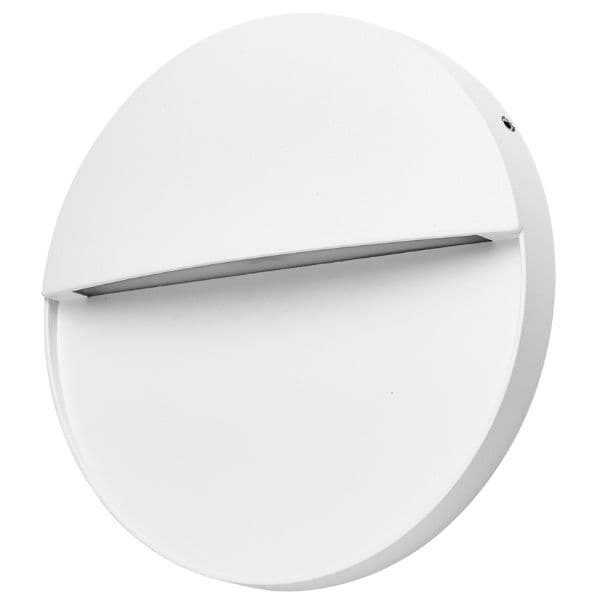 LED venkovní nástěnné svítidlo - osvětlení schodiště Sevilla 16cm, bílé, teplé světlo 6W