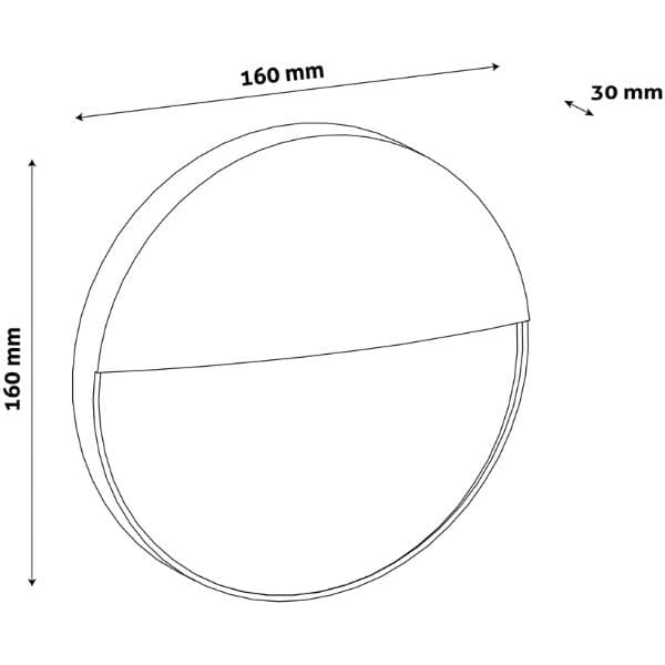 LED venkovní nástěnné svítidlo - osvětlení schodiště Sevilla 16cm, bílé, denní světlo 6W - náhled 2