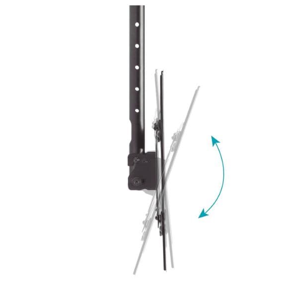 Držák na TV 37"- 80" na strop Holmios, otočný 30°h +5-25°v, nosnost 50kg, 10 let záruka - náhled 2