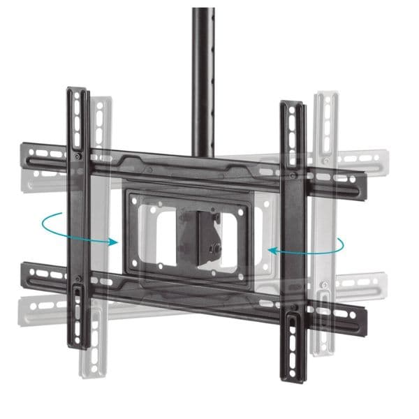 Držák na TV 37"- 80" na strop Holmios, otočný 30°h +5-25°v, nosnost 50kg, 10 let záruka - náhled 3