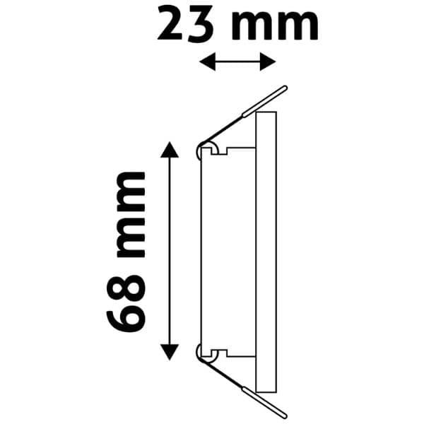 Designové podhledové bodové svítidlo výklopné drásaný hliník, včetně patice GU10, čtverec - náhled 5