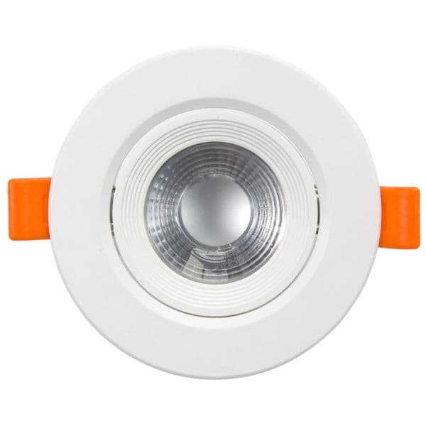 Prémiové výklopné podhledové bodové LED svítidlo 7W 677lm, denní, kruh, 9cm, 3 roky - náhled 5