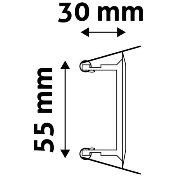 Podhledové bodové svítidlo nikl matný, včetně patice GU10 - náhled 3