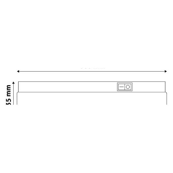 Prémiové LED světlo pod kuchyňskou linku 60cm 9W 850lm denní s vypínačem, do zásuvky - náhled 4
