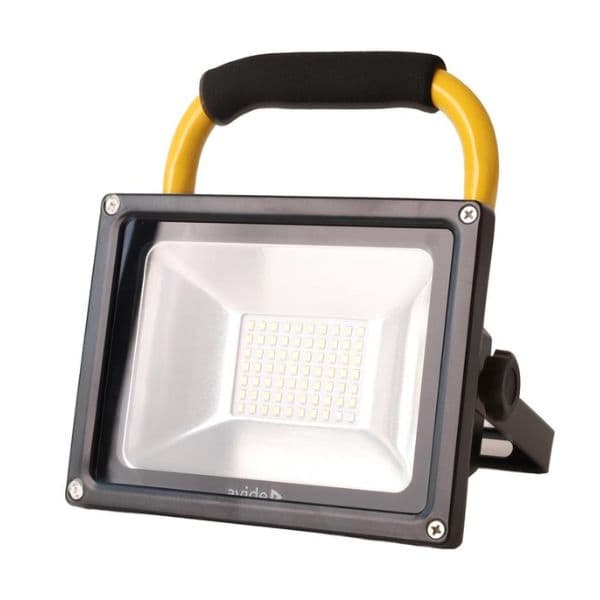 Přenosný USB nabíjecí LED reflektor 20W 1600lm, denní, stmívatelný vypínačem, 3 roky zár. - náhled 2