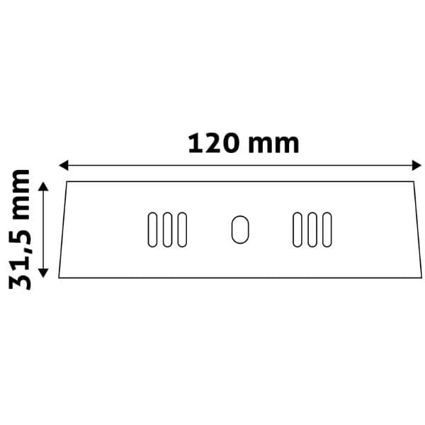 Prémiový přisazený LED panel 6W 410lm, teplá, kruhový, 3 roky - náhled 4