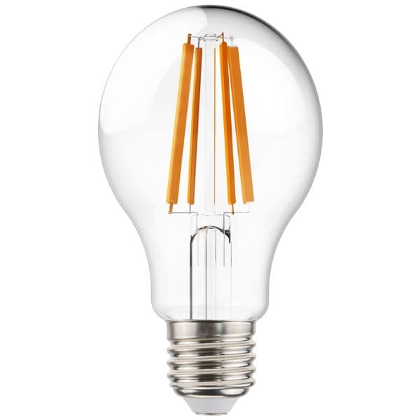 Prémiová retro LED žárovka E27 12W 1800lm teplá, filament, ekv. 115W, 3 roky - náhled 3