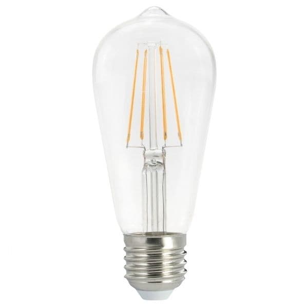 Prémiová retro LED žárovka E27 7W 806lm ST57 teplá, filament, ekv. 60W, 3 roky - náhled 2