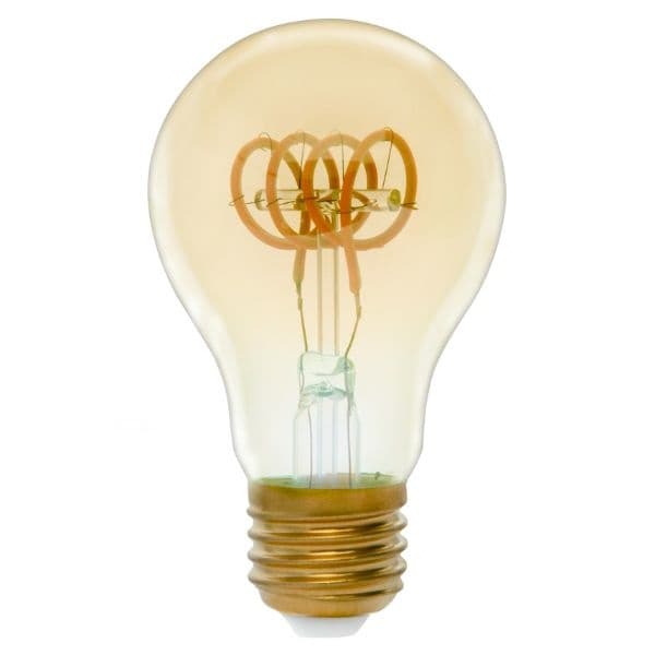 Prémiová designová retro LED žárovka E27 4,5W 400lm EXTRA TEPLÁ filament ekv. 35W 3 roky - náhled 5