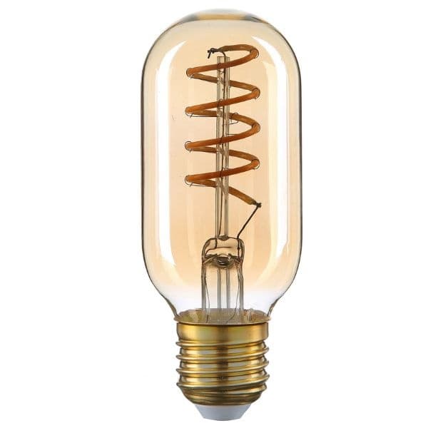 Prémiová designová retro LED žárovka E27 4,5W 400lm EXTRA TEPLÁ T45 filament, 3 roky - náhled 3