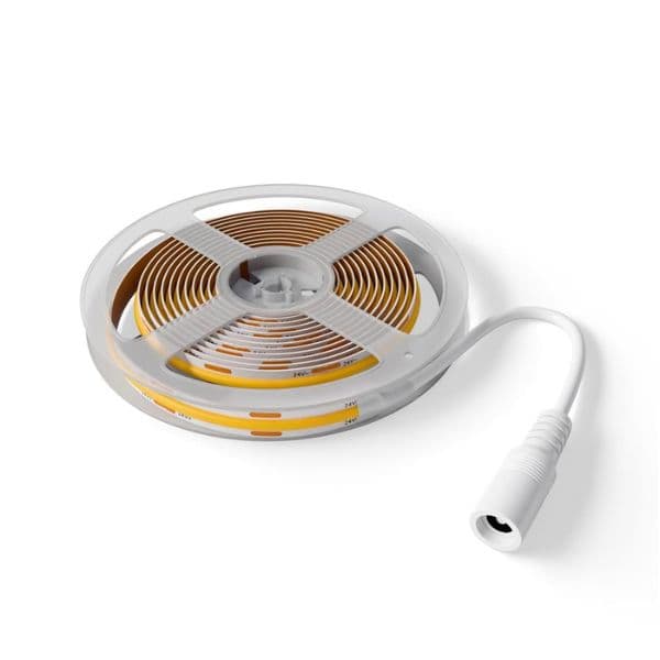 Set: LED pásek 24V COB 8W/m 489lm/m, teplá, 2m s dálkovým ovládáním a napájecím zdrojem - náhled 4