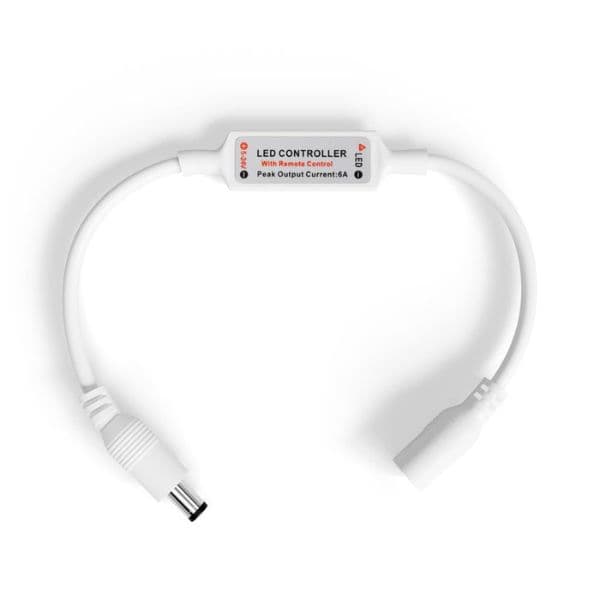 Set: LED pásek 24V COB 8W/m 489lm/m, teplá, 2m s dálkovým ovládáním a napájecím zdrojem - náhled 5