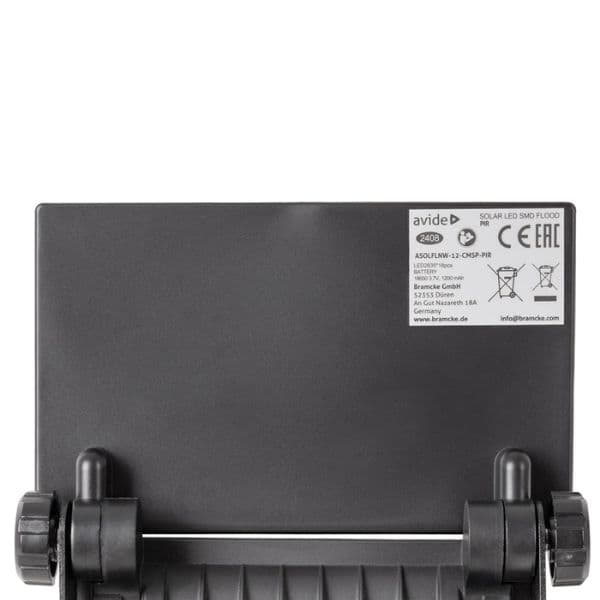 Solární LED reflektor s čidlem pohybu 4W 400lm, denní, vyměnitelný akumulátor - náhled 2