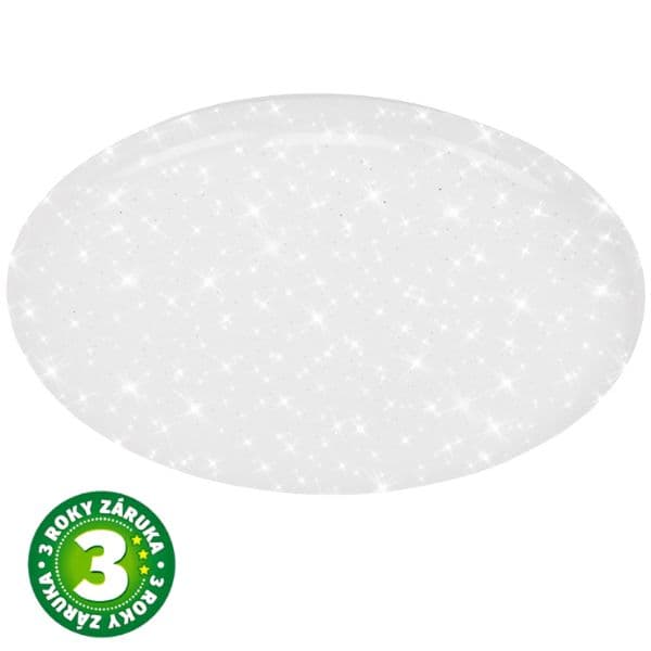 Prémiové led stropní svítidlo Stella 2, 38cm 24W 2100lm denní, 3 roky
