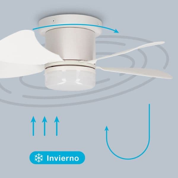 Stropní ventilátor se světlem Oristan 46cm 25W 1400lm CCT, dálkové ovládání, 3 roky záruka - náhled 4