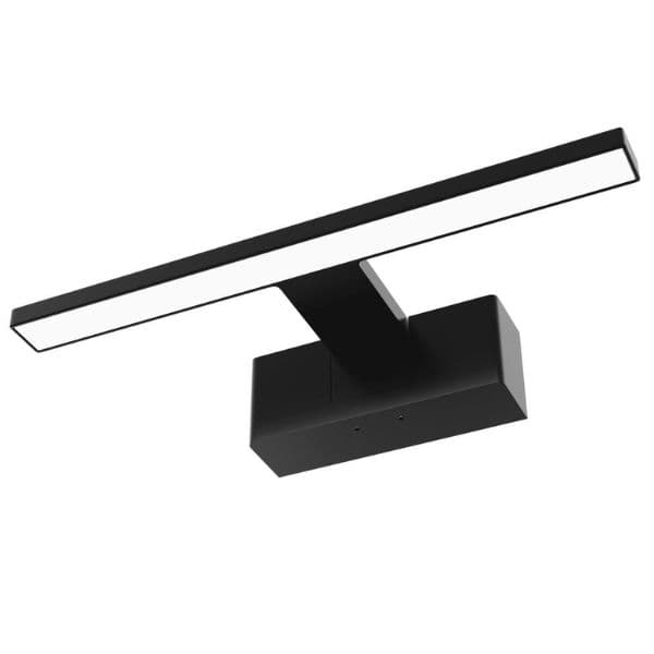 Koupelnové LED světlo nad zrcadlo 30cm, 5W, 410lm, denní, černé, montáž na zeď i vodorovně - náhled 4