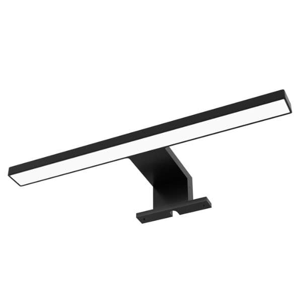 Koupelnové LED světlo nad zrcadlo 30cm, 5W, 410lm, denní, černé, vodorovná montáž - náhled 3